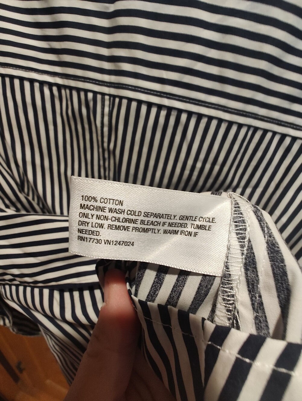 Future Collective Barrel Sleeve Striped Button-Down Shirt, Pleated - Picture 10 of 12